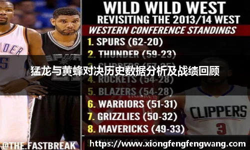 猛龙与黄蜂对决历史数据分析及战绩回顾